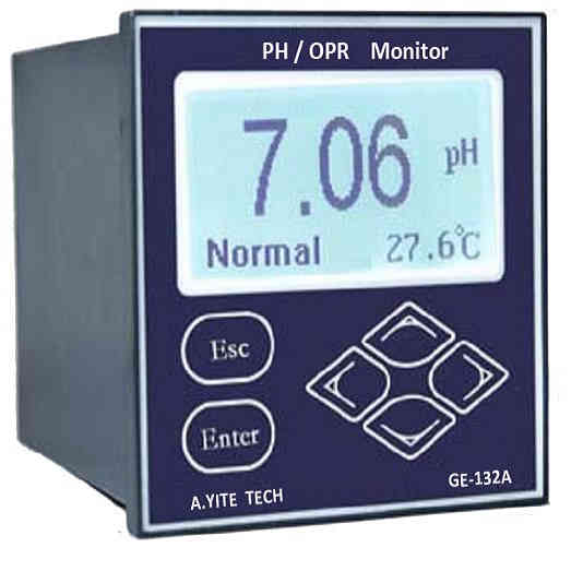 GE-132 PH & OPR  Analysis Meter