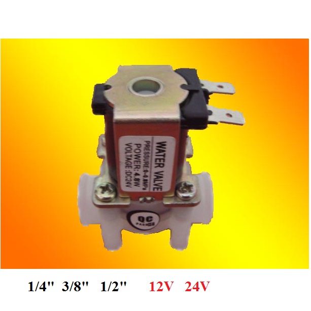 Inlet Solenoid Water Valve Plastic FDA