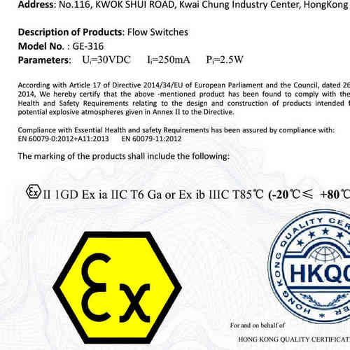 ATEX Intrinsic Safety Ex-proof