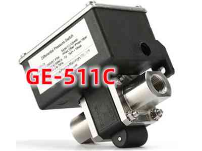 GE-511C Differential Pressure Switches with stainless steel body