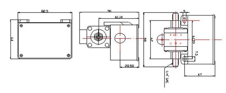 Drawing of Differential Pressure Switch