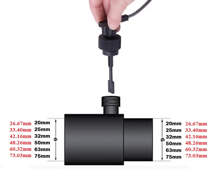 installation of PVC Flow Switch