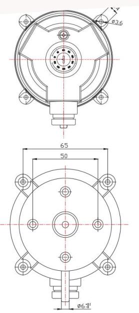 drawing of air differential pressure switch