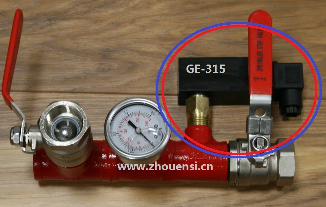 The installation of Fire Alarm Flow Switch The installation of Fire Alarm Flow Switch